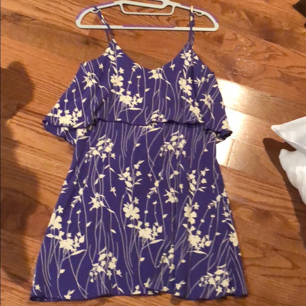 Blu moon floral mini dress size 1